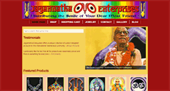 Desktop Screenshot of jagannatha.com