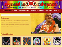 Tablet Screenshot of jagannatha.com